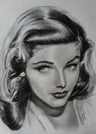 Big fan of this page.Thought I'd share another Lauren Bacall pencil sketch  I did from last year.