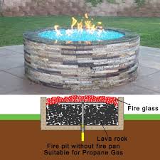Stainless steel gas fire pit. Buy Stanbroil Natural Gas Fire Pit Stainless Steel Burner Ring Installation Kit 6 Inch Online In Turkey B01i32h0qs