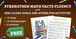 Free Math Facts Songs Activities