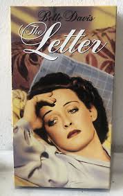 THE LETTER BETTE DAVIS VHS NEW 12569522534| eBay