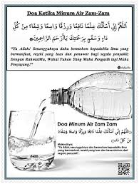 Boleh menjadi makanan yang mengenyangkan dan ubat dari penyakit.. Doa Sebelum Dan Sesudah Minum Air Zam Zam
