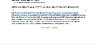 Whether you've been in the cyber security industry for years or you just graduated and are looking for a job, the quality of your résumé is vital. It Security And Governance Resume Example Free Download