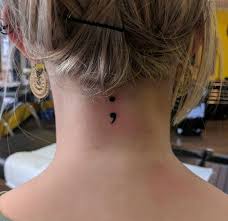 This makes it a personal and personal location for the wearer. Semicolon Tattoo Behind Ear Wiki Tattoo