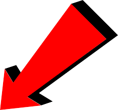 Flecha Roja Apuntando Hacia Abajo PNG transparente - StickPNG