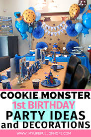 Fun ideas, activities, food and decorations for a doctor themed birthday party for kids! Cookie Monster Birthday Party Ideas 1st Birthday Party
