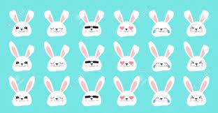 See more ideas about bunny face, easter crafts, spring crafts. Set Of Easter Bunny Faces For Design Easter Bunny Happy Bunny Royalty Free Cliparts Vectors And Stock Illustration Image 139600032