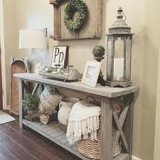 Awesome Ideas For Sofa Table Decor And Farmhouse Console Table Vignette In A Farmhouse Console Table Modern Farmhouse Living Room Decor Farm House Living Room