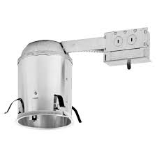Elco lighting airtight low voltage ic can recessed housing el1499ica. Halo H7 6 In Aluminum Recessed Lighting Housing For Remodel Ceiling Insulation Contact Air Tite H7ricat The Home Depot