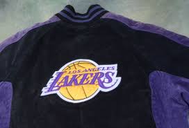 Los angeles lakers courtside quarter zip jacket. Vintage G Iii Carl Banks Nba Los Angeles Lakers Leather