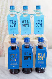 Diy baby shower craft ideas: These Diy Baby Shower Mini Wine Favors Are Just Too Cute