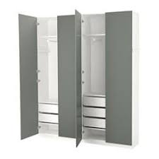 Pax Armoire Penderie Blanc Reinsvoll Gris Vert 200x38x236 Cm Armoire Penderie Ikea Penderie Pax Et Ikea