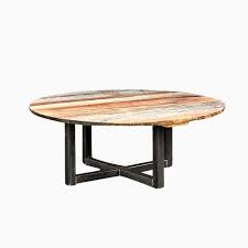 Simplihome warm shaker solid wood 48 inch wide rectangle rustic coffee table in distressed grey , for the living room and family room. Buy Hand Made Weathered Reclaimed Wood Round Coffee Table Made To Order From The Strong Oaks Woodshop Custommade Com