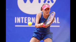 Irina bara of romania in action against sofia kenin of the united states in the third round of the women's singles competition on court. Irina Bara 2019 Baltic Open Day 1 Shot Of The Day Youtube