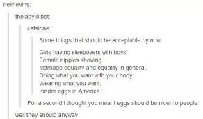 Kinder Eggs Should Be In America And Everything Else On This List But Seriously Tumblr Funny Funny Tumblr Posts Have A Laugh