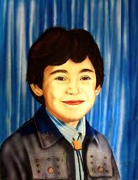 Airbrushed portrait practice for clients