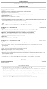 A civil engineer with more than 5 a civil engineer with more than 5 yrs of vast experience in infrastructure like metro stations, road and railway tunnels, bridges and metro rail viaduct structures and high. Senior Structural Engineer Resume Sample Mintresume