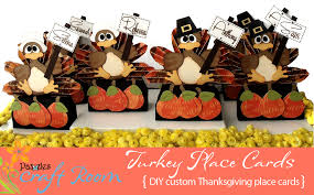 The turkey that lives to see another day. Thanksgiving Turkey Place Cards Pazzles Craft Room