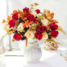 We did not find results for: Buy Lesing Artificial Fake Flowers With Vase Silk Artificial Roses Wedding Flowers Bouquets Home Office Party Meeting Room Decoration Red 1 Online In Turkey B07yb5c77s