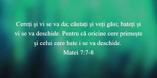 „dumnezeu nu închide o ușă fără a deschide o fereastră. Cerem CÄƒutÄƒm È™i Batem In RugÄƒciune Pentru A Primi BogÄƒÈ›iile Lui Dumnezeu È™i Pentru A I HrÄƒni È™i Pe AlÈ›ii