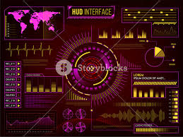 Creative Hud Infographic Interface Or Web Elements Big Set