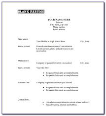 It is a written summary of your academic qualifications, skill sets and previous work experience which you submit while applying for a job. Free Download Blank Cv Format Vincegray2014