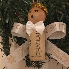 This project takes less than 15 minutes and if you have a stick of crazy 4. Wine Cork Angel Ornament Etsy Wine Cork Ornaments Wine Cork Crafts Christmas Cork Crafts Christmas