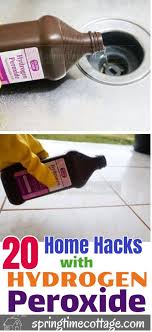 How To Clean Your Home With Hydrogen Peroxide In 2020 Cleaning Hacks Hydrogen Peroxide Household Cleaning Tips