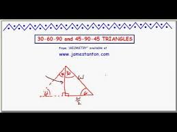 On 30 60 90 And 45 90 45 Triangles Tanton Mathematics Daily Math Eureka Math Mathematics