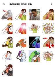 Sweating Towel Guy Telegram Sticker Packs Telegram Stickers Stickers Packs Stickers
