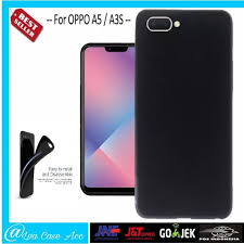 Oppo a5s tersedia dalam pilihan warna hitam dan merah. Case Oppo A3s A5 New Edition Casing Slim Hp Cover Hitam Shopee Indonesia
