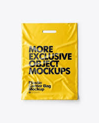 Plastic Carrier Bag Mockup Bag Mockup Plastic Carrier Bags Mockup