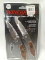 $18.0 new winchester 200th commemorative 3 piece signature series knife gift set. 200th Commemorative Winchester 3 Piece Signature Series Gift Set 2 Knives New Ebay