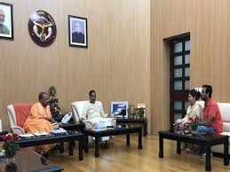 Yogi adityanath announces rs 50 lakh, job for martyr colonel ashutosh sharma's kin. I Have Faith In Our Government And Today It Has Strengthened Says Vivek Tiwari S Apple Executive Wife After Meeting Uttar Pradesh Cm Yogi Adityanath Crime News