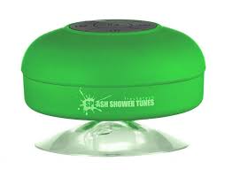 Amazon Com Splash Shower Tunes Waterproof Bluetooth Wireless Shower Speaker Portable Speakerphone Green By F Wireless Shower Speaker Shower Speaker