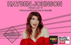 HAYDEN JOHNSON presented by Commonwealth Comedy Club