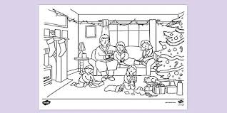 Because they like drawing symbols like santa, christmas tree and other things on christmas day. Free Christmas Colouring Page For Kids Learning Resource
