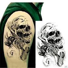Stretch marks are most often associated with pregnancy, but they can also occur after significant stretching of the skin that comes from major muscle or weight gain. Day Of The Dead Zombie Apocalypse Warrior Maya Civilization Tribal Temporary Tattoo Cover Up Anime Cartoon