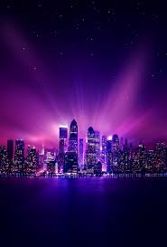 A Violet Flame City Purple Wallpaper Purple City City Wallpaper Tons of awesome purple aesthetic wallpapers to download for free. a violet flame city purple wallpaper