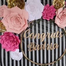 Neither you need any hefty supplies nor you need to be an art and craft expert to create these gorgeous flowers at home. Weigao 1pc 30 40cm Diy Artificial Paper Flowers Wedding Decorations Lovely Kids Birthday Party Paper Crafts Diy Backdrop Decor Buy At The Price Of 3 83 In Aliexpress Com Imall Com
