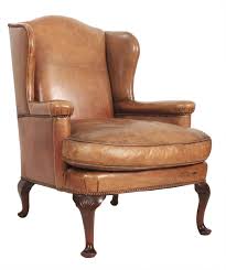 Great Looking 1920s Tan Leather Library Wing Chair From Dc Member Lt Antiques Https Www Decorativecollective Com Dealers Leather Wing Chair Wing Chair Chair
