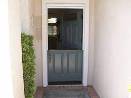 The breeze is available as a patio door with full glass in the upper and lower portions. Here Is The After With A New Dutch Door And Screen Dutch Door Doors House