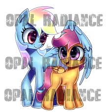My Little Pony digital Download Scootaloo and Rainbow Dash - Etsy