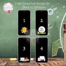 snapchat lenses or filters for back to school back to school school snapchat