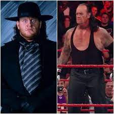 19 ноября 1990 на wwf survivor series гробовщик в составе million dollar team(сам гробовщик, тед дибиаси, хонки тонк мен и грег 1990 лучший гиммик (мертвец). Undertaker 1990 Vs 2017 Transformation Squaredcircle