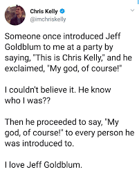 Check spelling or type a new query. Jeff Goldblum Is A National Treasure Whitepeopletwitter