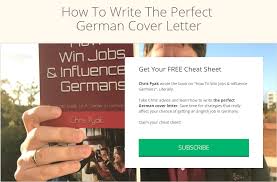 If your cover letter sucks, the employer won't even look at your resume. The Perfect Cover Letter For Germany Immigrant Spirit