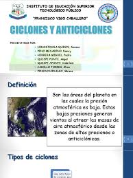 Acest cîmp este caracterizat prin vânturi ce se rotesc în jurul unui centru de înaltă presiune, de la care aerul diverge orizontal și în. Ciclones Y Anticiclones Ppt Ciclones Tropicales Ciclon