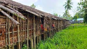 Terletak di distrik agats, kabupaten asmat, rumah kawan gnfi, rumah adat jew ini dikenal luas sebagai rumah bujang. Rumah Jew Atau Rumah Bujang Rumah Adat Suku Asmat Berita Daerah