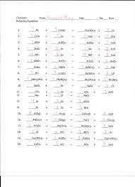 The video includes six chemical equations. Balancing Chemical Equations Worksheet 1 Answer Key Nidecmege