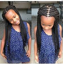 Braids Kids Box Braids Girls Hairstyles Braids Little Girl Box Braids This style can be use for any kids activities or occasions.